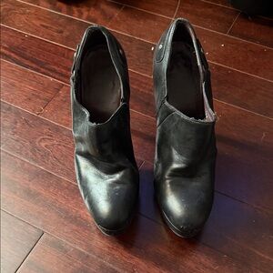 Stuart Weitzman Black Ankle Booties